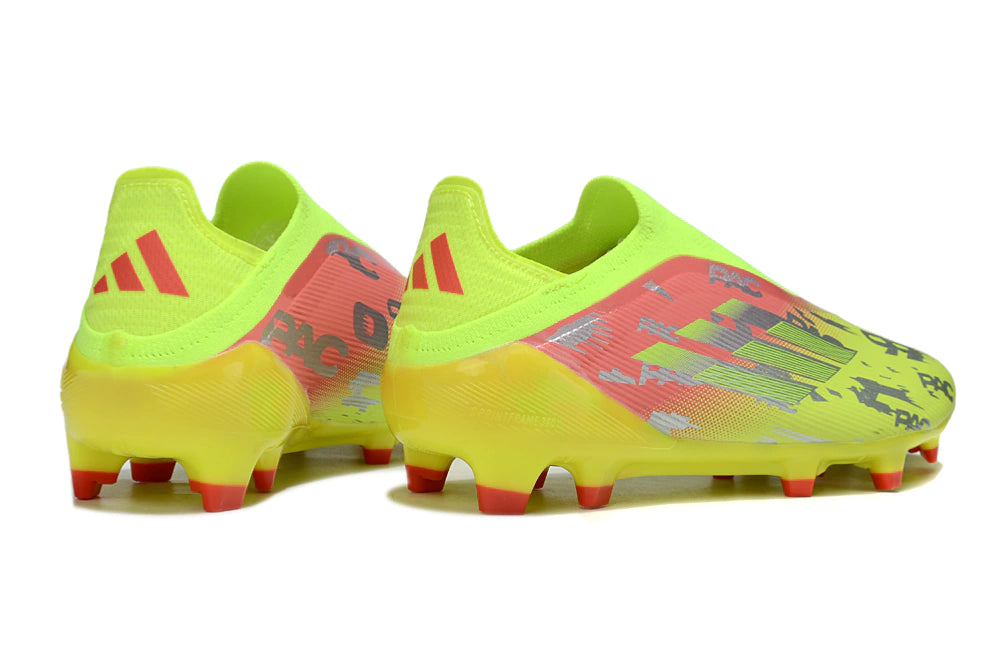 Chuteira Adidas F50 X Laceless Campo - Amarelo