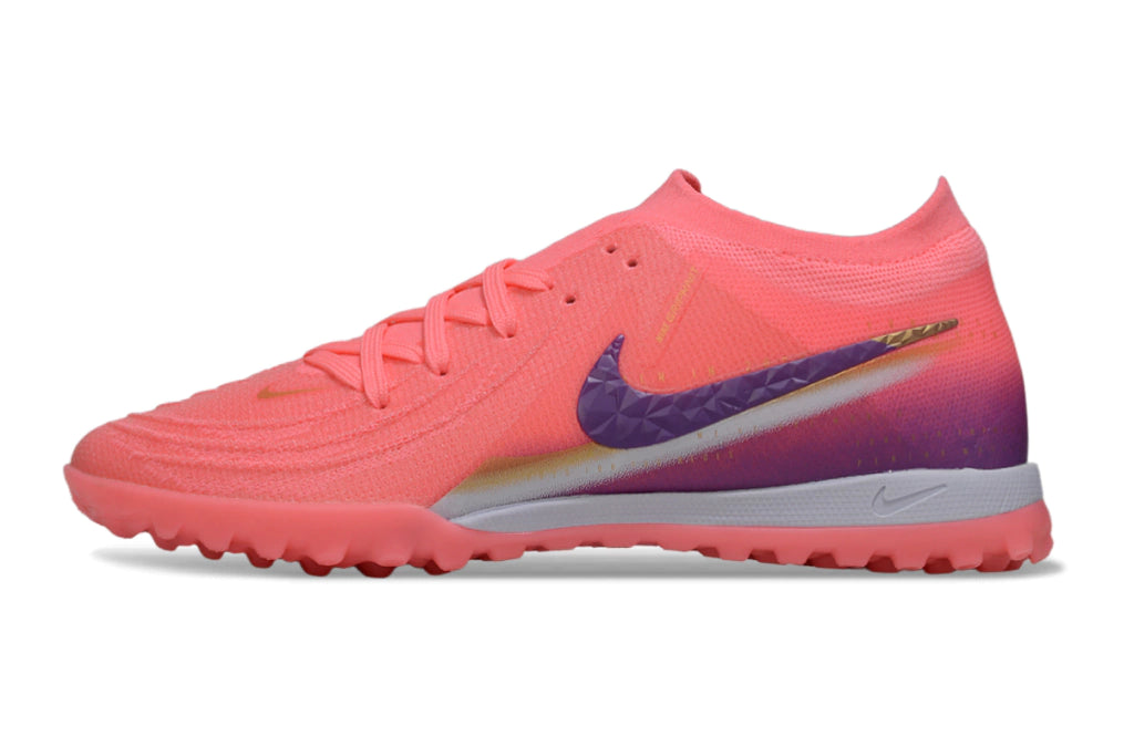 Chuteira Nike Phantom GX 2 Elite Society TF - Rosa