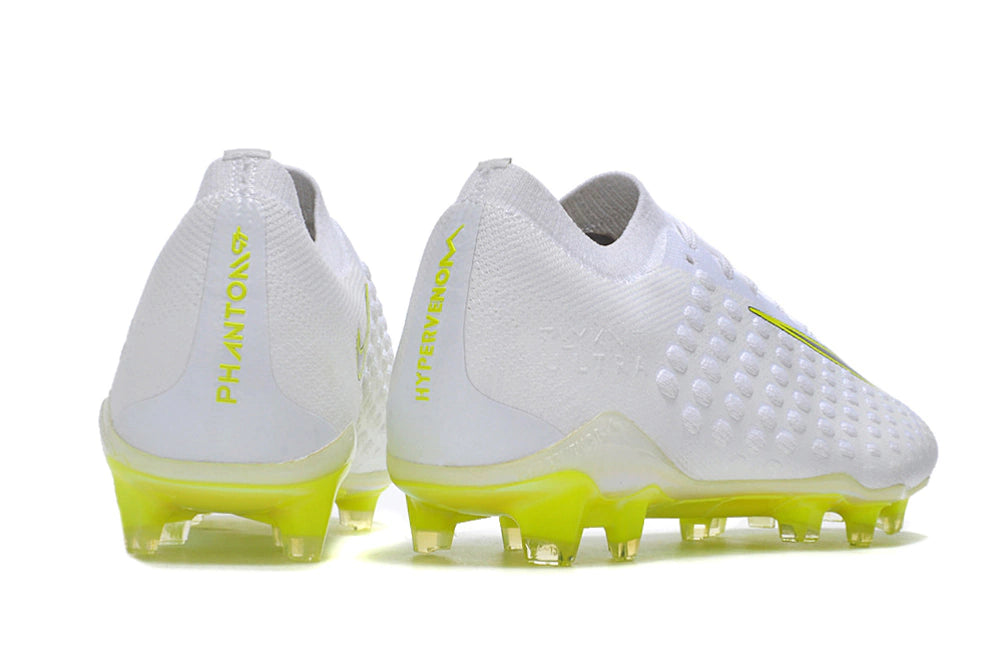 Chuteira Nike Phantom Ultra Venom FG - Branco/Verde
