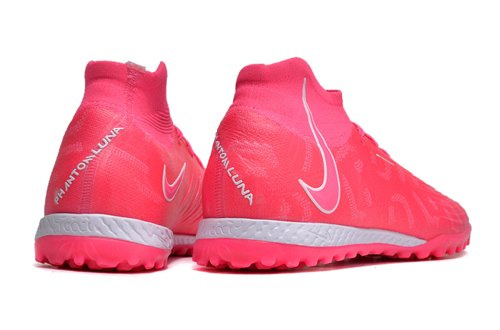 Chuteira Nike React Phantom Luna Elite Society - Rosa
