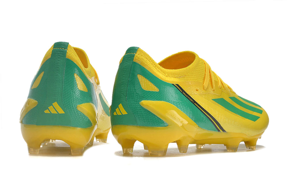 Chuteira Adidas X CrazyFast.1 FG - Amarelo/Verde