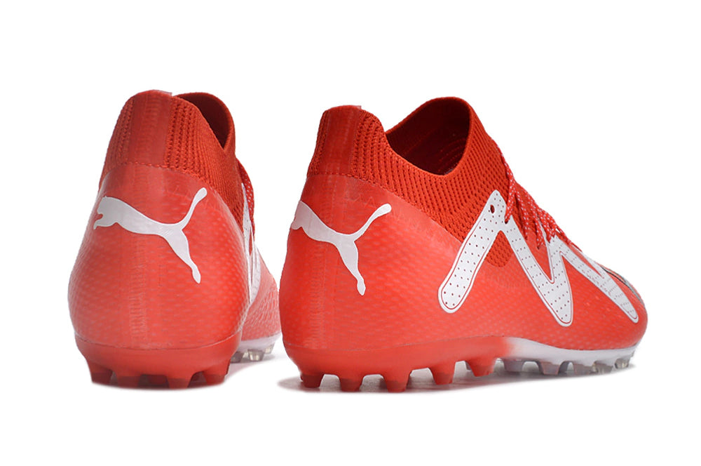 Chuteira Puma Future Ultimate MG - Vermelho/Branco