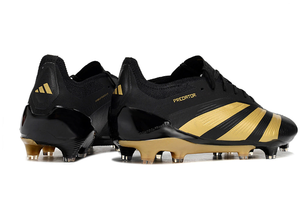 Chuteira Adidas Predator Elite Campo FG - Preto/Dourado