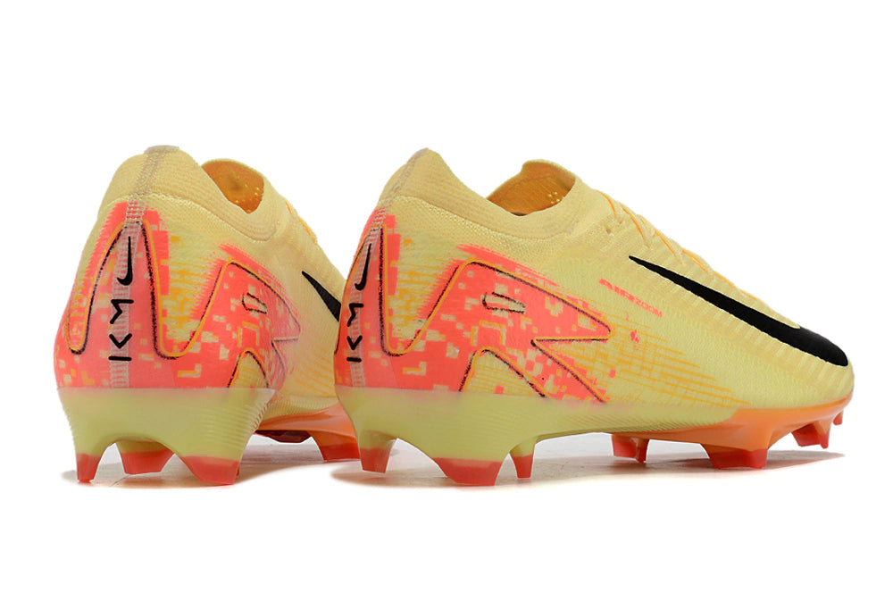 Chuteira Nike Air Zoom Mercurial Vapor 16 Elite FG - Laranja/Amarelo