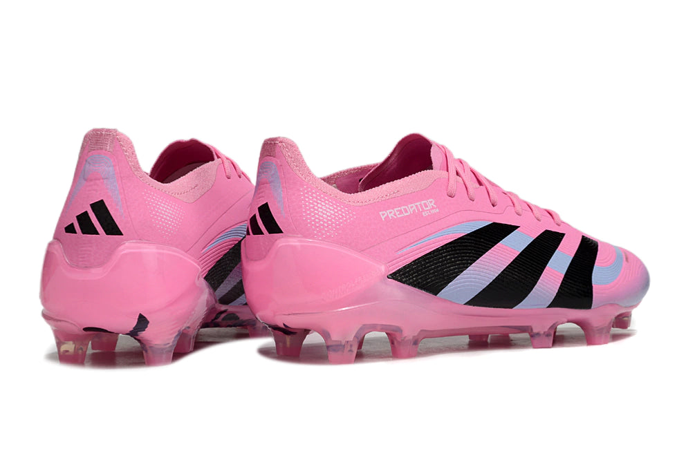 Chuteira Adidas Predator Elite 25 Campo FG - Rosa/Preto