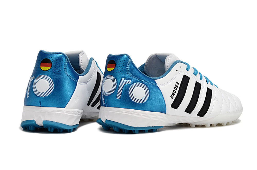Chuteira Adidas Adipure 11 Pro Society TF - Branco/Azul