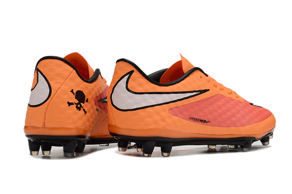 Chuteira Nike Hypervenom Phantom FG - Laranja/Branco