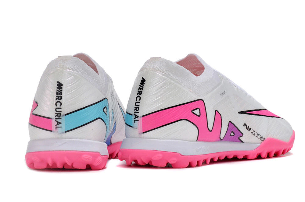 Chuteira Nike Mercurial Vapor 15 Elite Society - Branco/Rosa