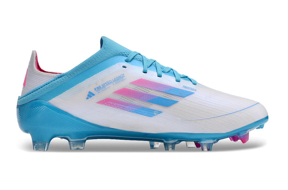 Chuteira Adidas F50 X Campo - Branco/Azul