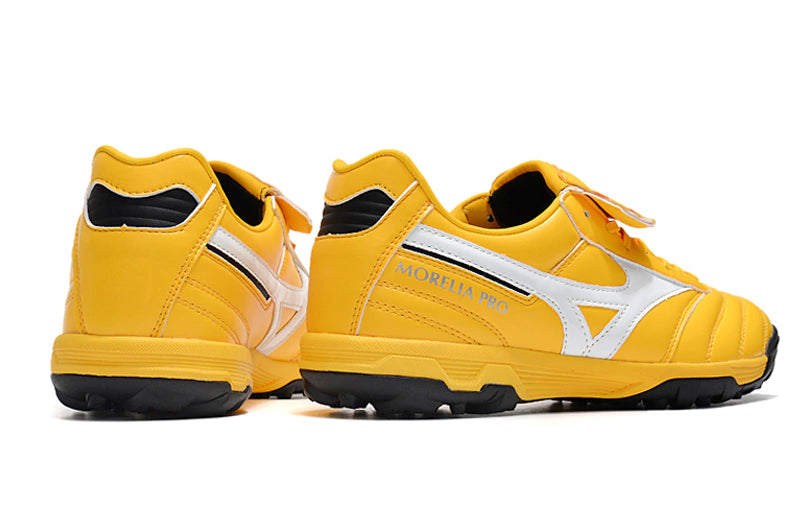 Chuteira Mizuno Morelia Neo 2 Society - Amarelo/Branco