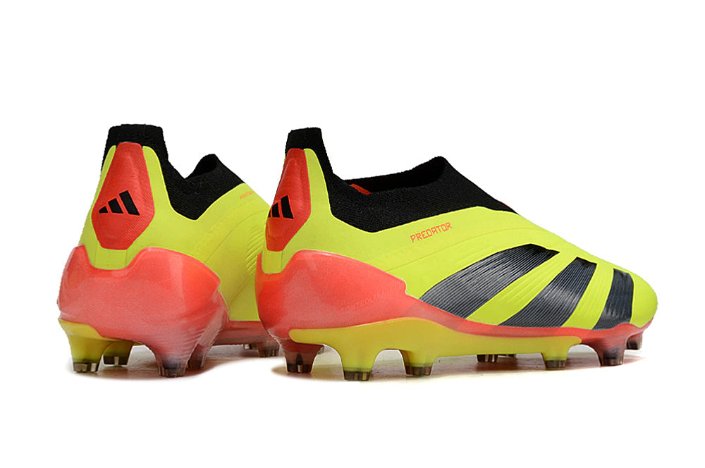Chuteira Adidas Predstrike Elite Laceless Campo "Energy Citrus"