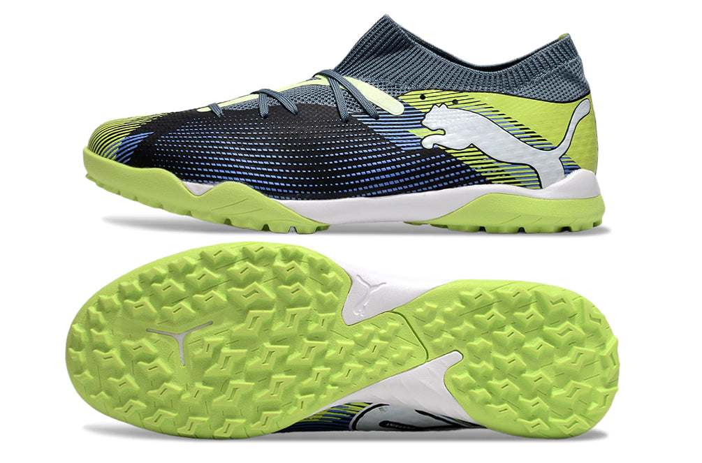 Chuteira Puma Future 7 Match Society - Verde/Azul