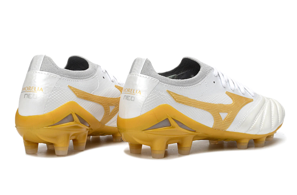 Chuteira Mizuno Morelia Neo 4 Campo - Branco
