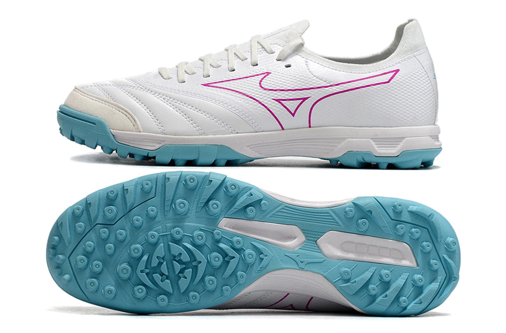 Chuteira Miuzno Morelia Neo Sala β Society - Branco/Rosa