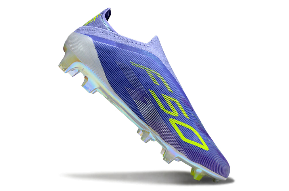 Chuteira Adidas F50 X Laceless Campo - Roxo/Branco