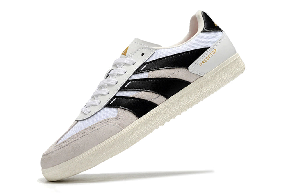 Chuteira Adidas Predator 24 League Futsal - Branco/Preto