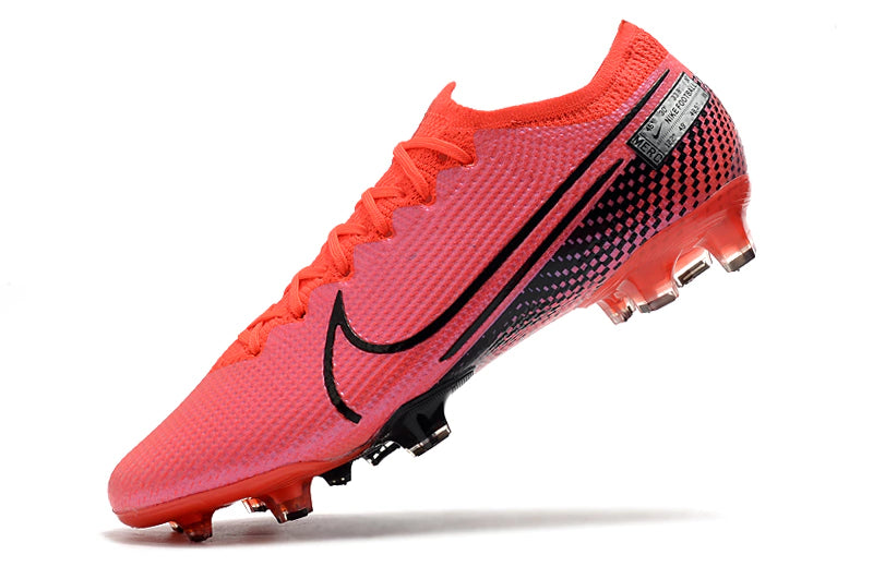Chuteira Nike Mercurial Vapor 13 Elite FG - Rosa/Preto