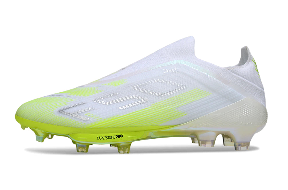 Chuteira Adidas F50+ Elite Campo - Branco/Verde