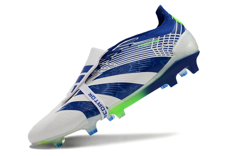 Chuteira Adidas Predstrike Elite Campo - Azul/Branco