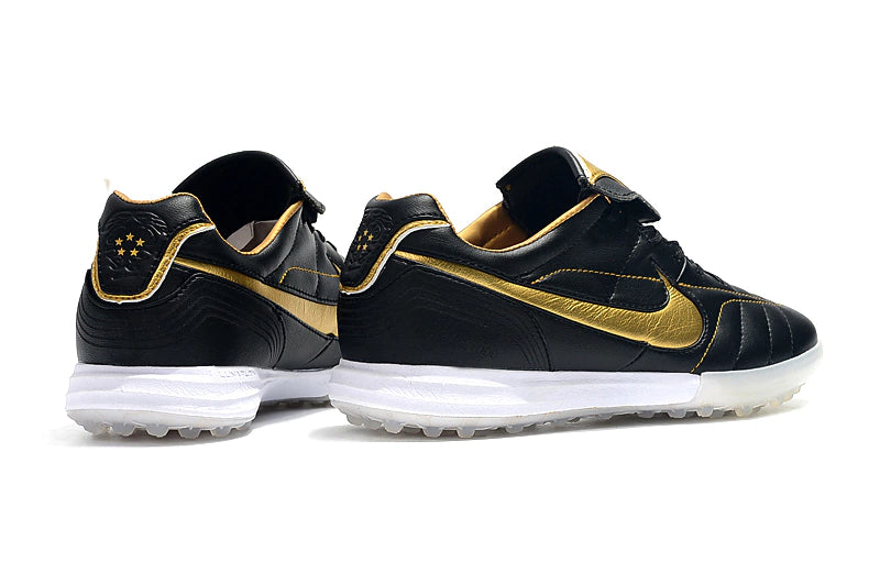 Chuteira Nike Tiempo 10R Society - Preto/Dourado