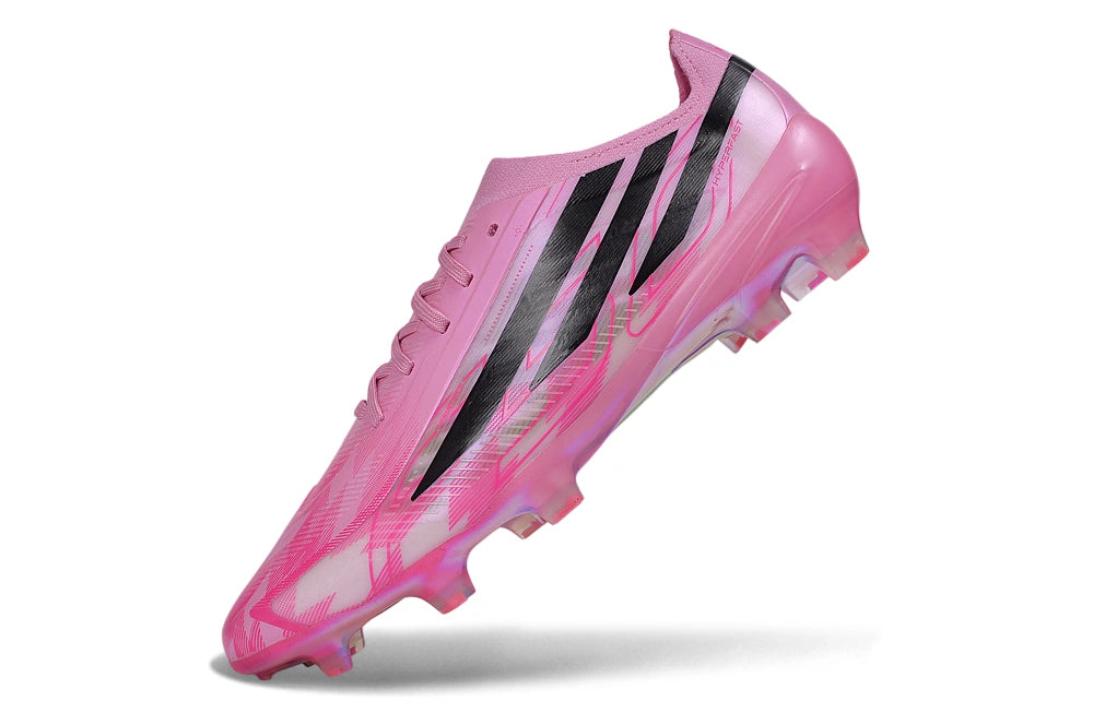 Chuteira Adidas F50 Hyperfast Eltie FG - Rosa