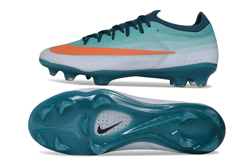 Chuteira Nike Mercurial Vapor 17 Elite FG - Azul/Laranja
