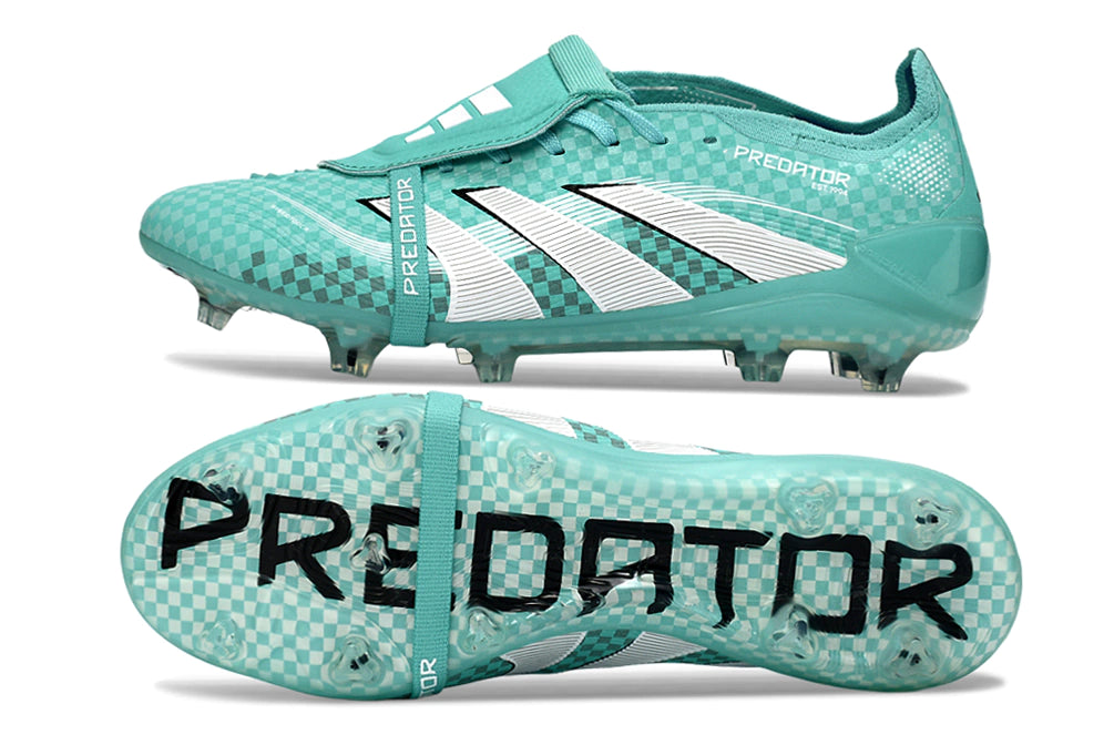 Chuteira Adidas Predator Elite Tongue 25 Campo FG - Azul