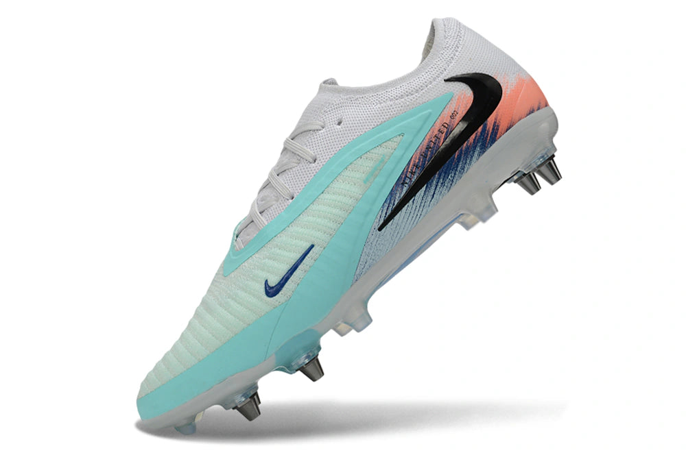Chuteira Nike Phantom 6 Elite SG - Branco/Azul