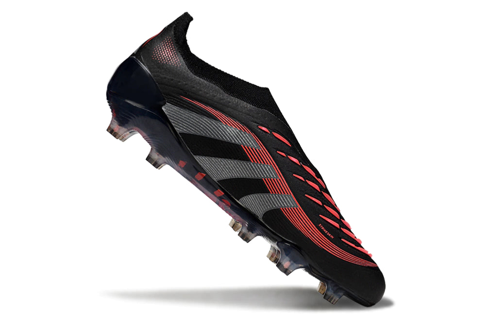 Chuteira Adidas Predator Elite 25 Laceless Campo "Stealth Victory"