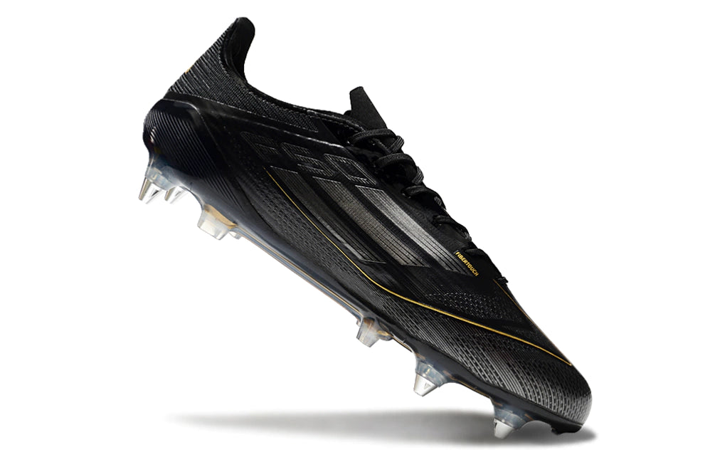 Chuteira Adidas F50 X Campo SG - Preto/Dourado
