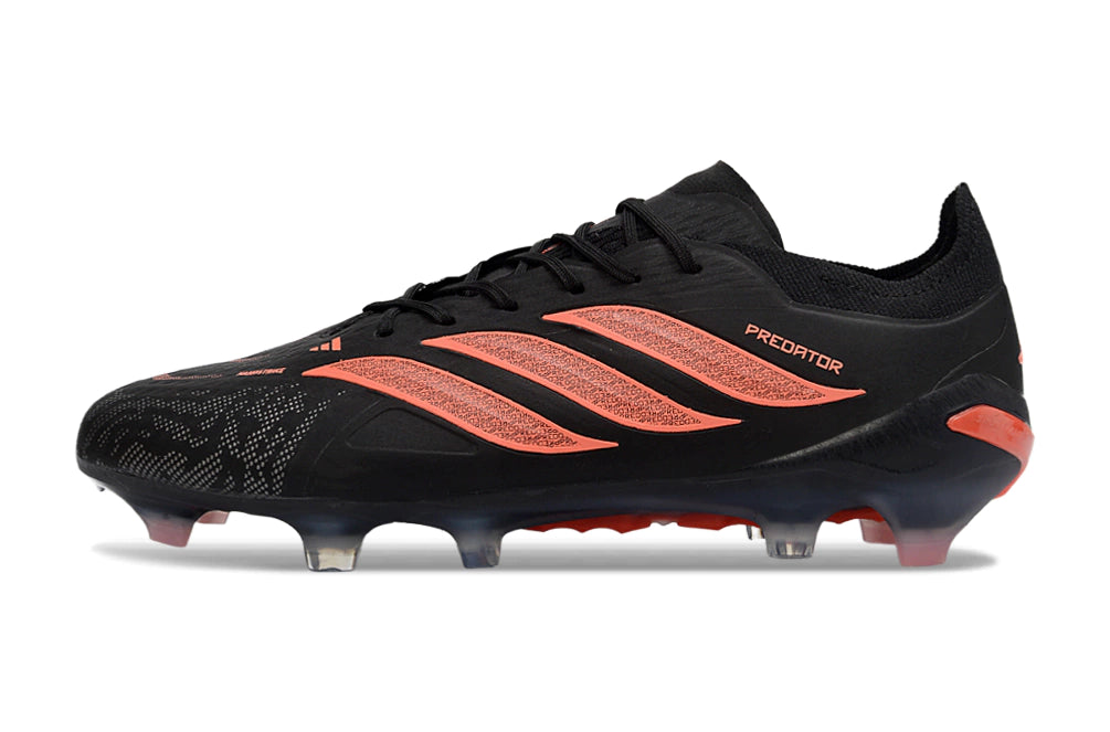 Chuteira Adidas Predator Elite 26 Campo FG - Preto/Laranja