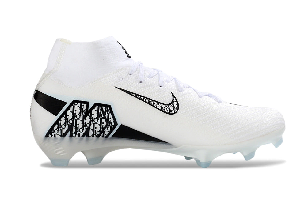 Chuteira Nike Air Zoom Mercurial Superfly 10 Elite Campo - Branco