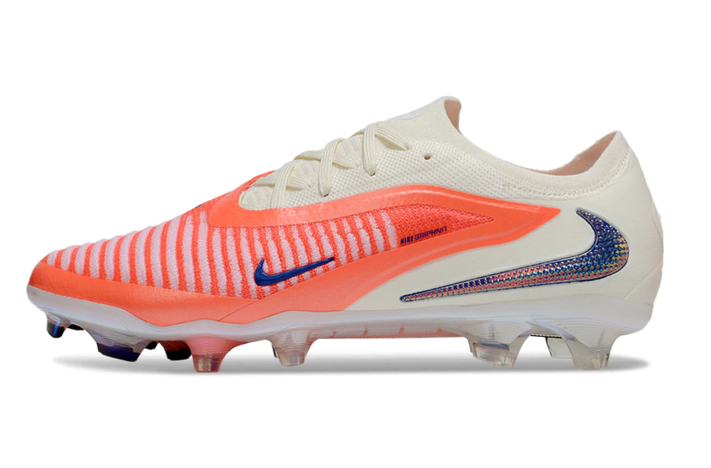 Chuteira Campo NIKE Phantom 6 Elite FG - branco/Laranja