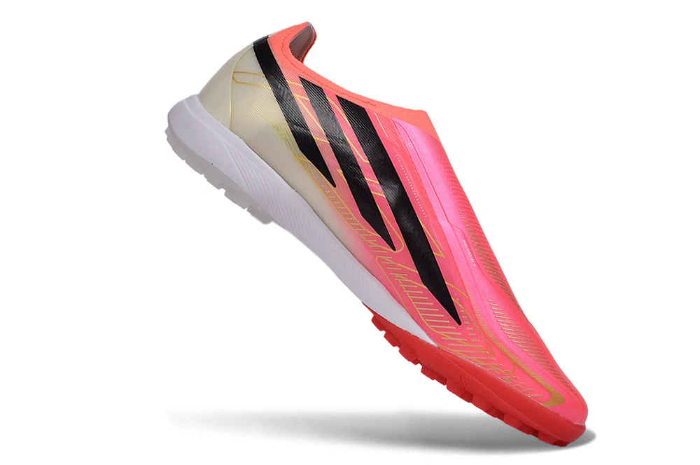 Chuteira Adidas F50 Hyperfast Laceless TF "Road to Glory"