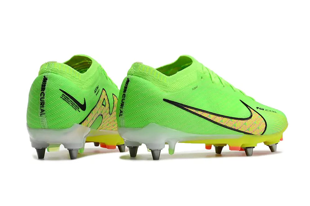 Chuteira Nike Air Zoom Mercurial Vapor 15 Elite SG - Verde/Amarelo
