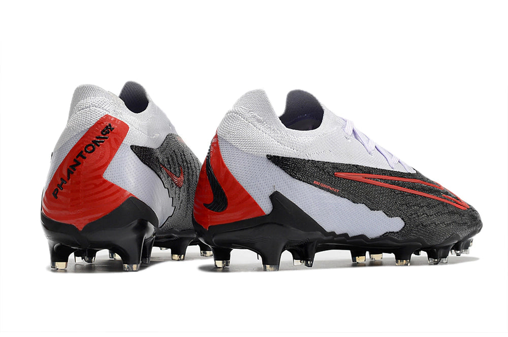 Chuteira Nike Campo Phantom GX Elite FG - Branco/Preto