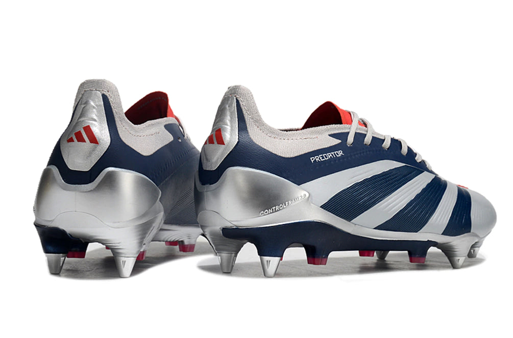 Chuteira Adidas Predator Elite SG - Laranja/Preto/Branco