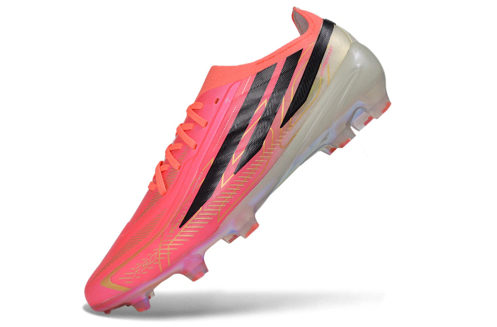 Chuteira Adidas F50 Hyperfast Eltie FG - Rosa