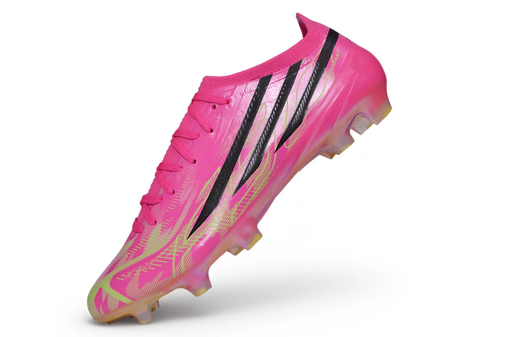 Chuteira Adidas F50 Hyperfast Eltie FG - Rosa