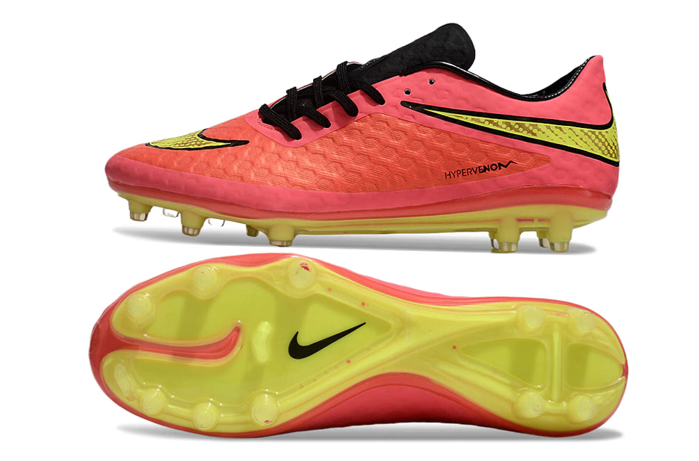 Chuteira Nike Hypervenom Phantom FG - Laranja/Amarelo