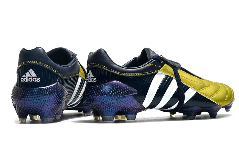 Chuteira Adidas Predator Pulse Campo FG - Amarelo/Azul