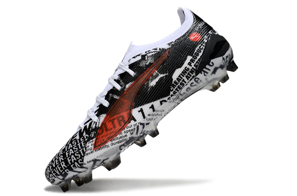 Chuteira Puma Ultra 5 Campo FG - Preto/Branco