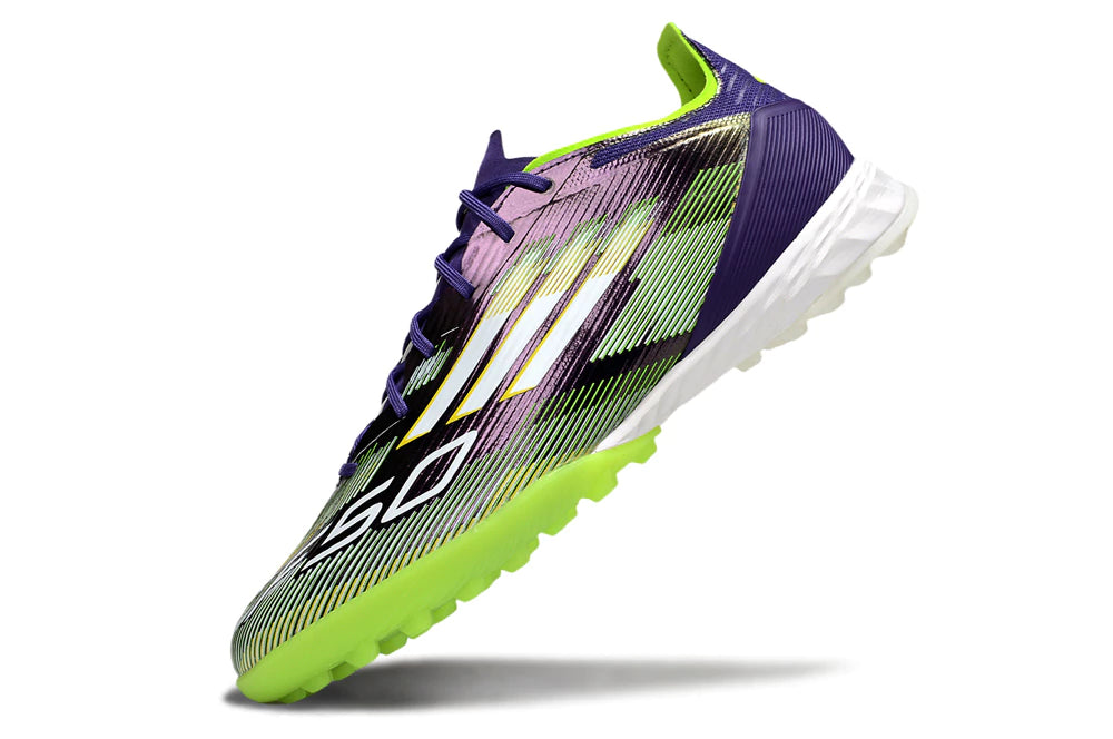 Chuteira Adidas X F50 Pro Society - Roxo/Verde