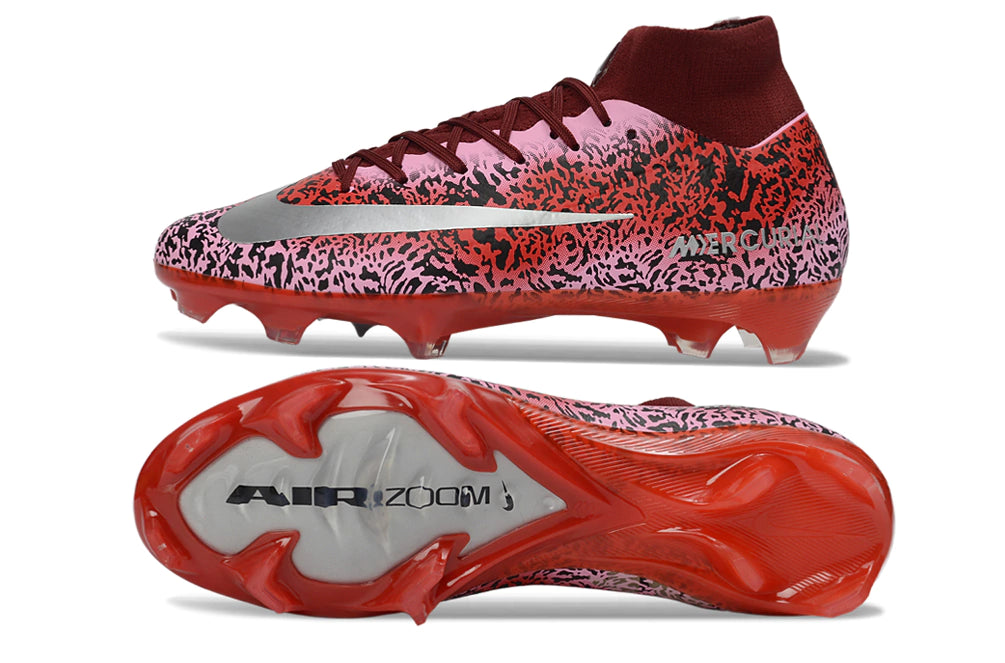 Chuteira Nike Air Zoom Mercurial Superfly 10 Elite Campo - Vermelho