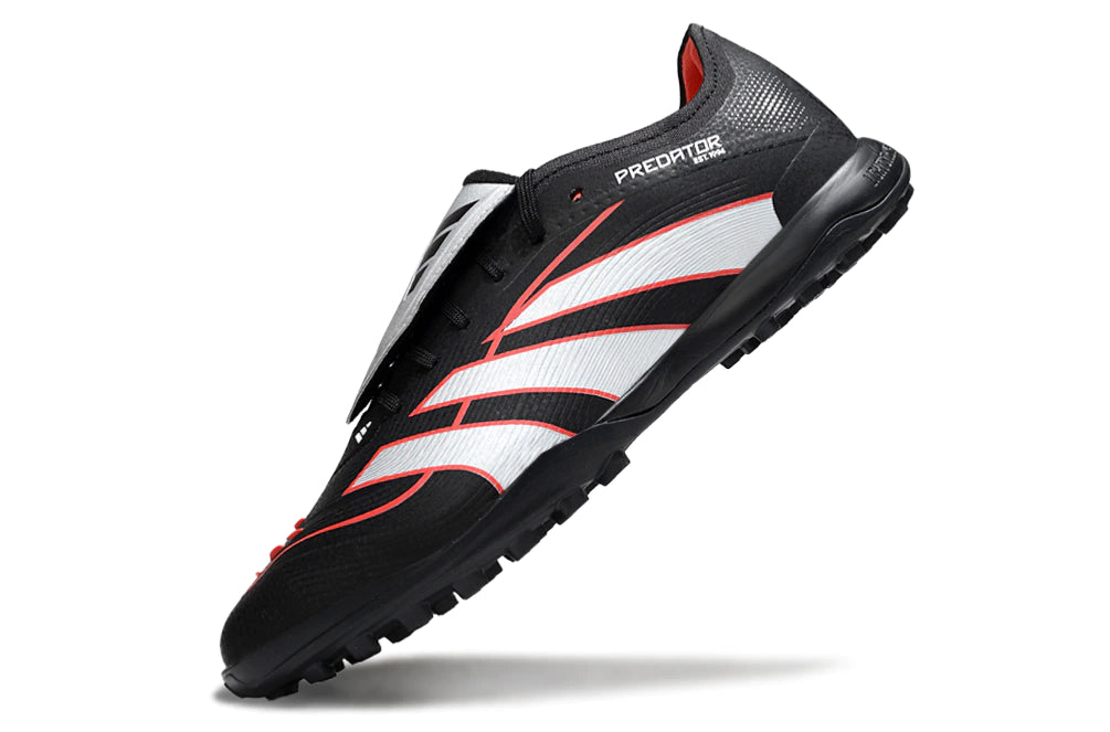 Chuteira Adidas Predator Tongue Elite 25 Society - Preto/Laranja