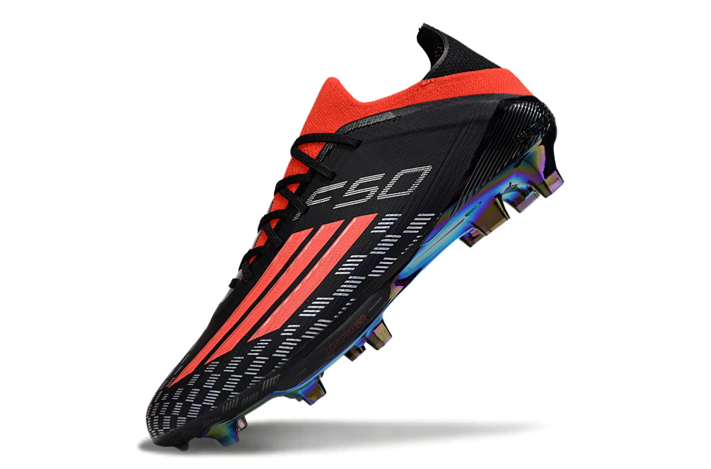Chuteira Adidas F50 X Campo - Preto/Vermelho