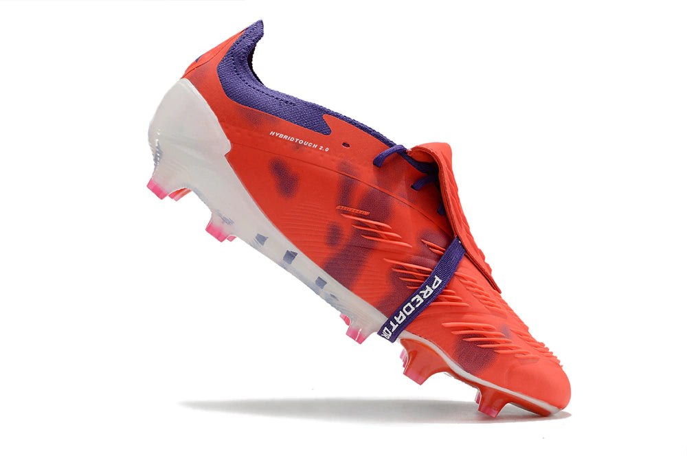 Chuteira Adidas Predstrike Elite Campo - Vermelho/Branco