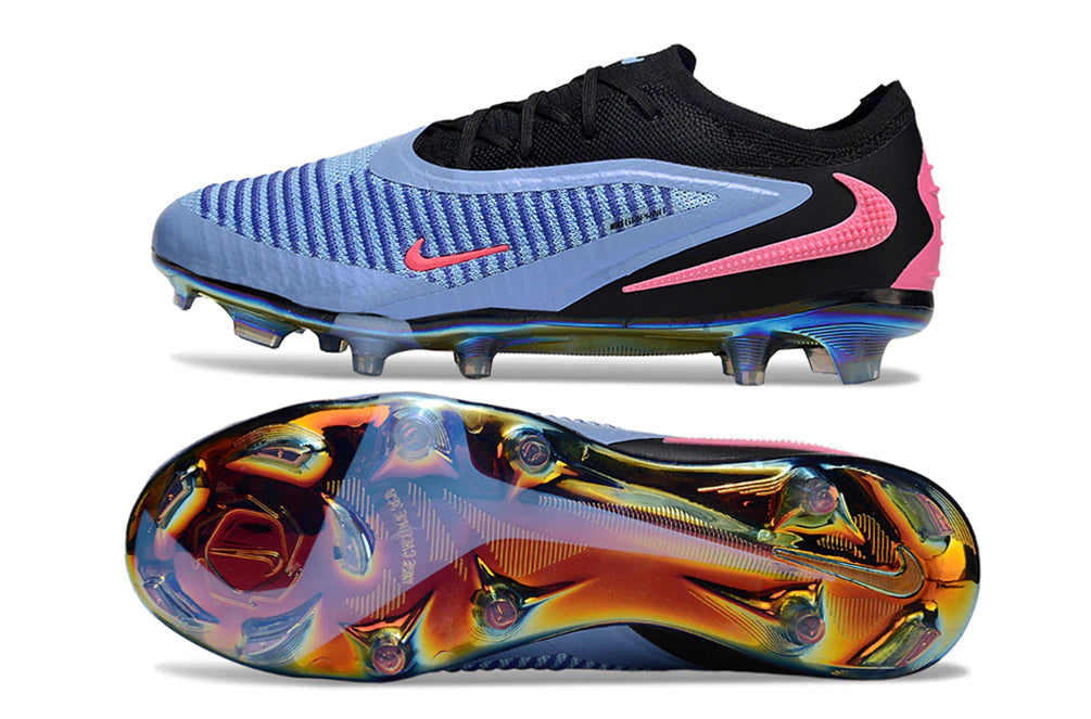 Chuteira Campo NIKE Phantom 6 Elite FG - Azul/Rosa