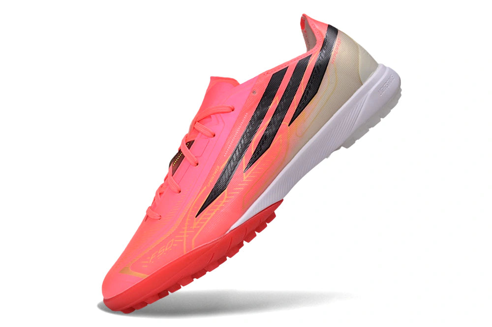 Chuteira Adidas F50 HyperFast TF - Rosa