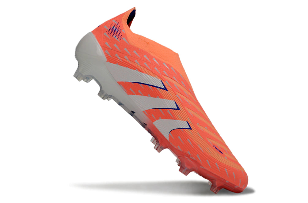 Chuteira Adidas Predator Elite 25 Laceless Campo "Coral Blaze"